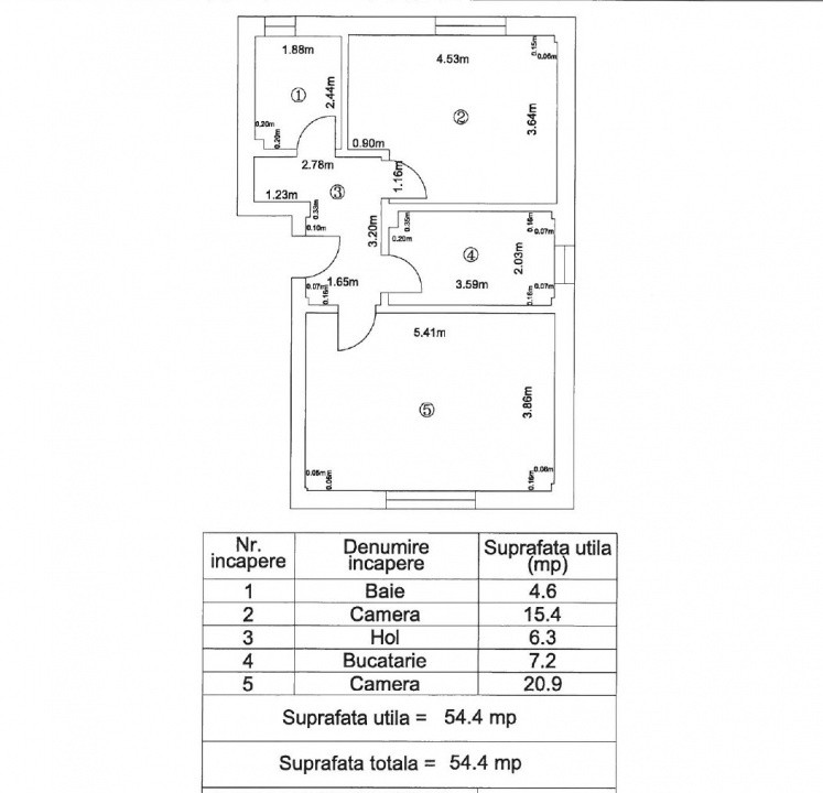 Ap. 2 camere -Prima Inchiriere-Narciselor/Uverturii-Parter Inalt