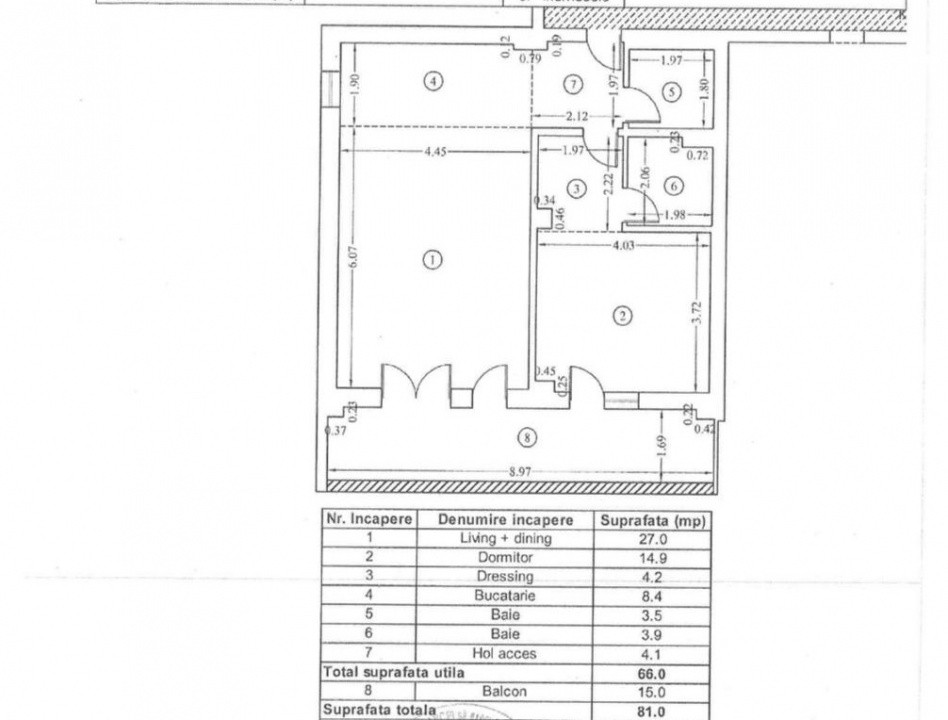Citadella Garden-Ap. 2 cam.-80mp-de inchiriat-Parcare