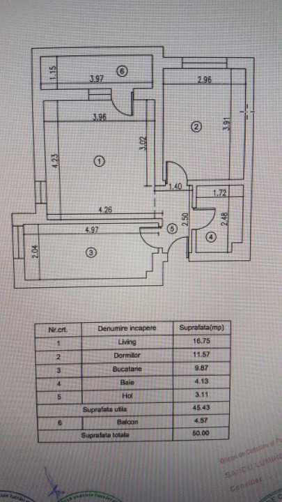 Apartament de vânzare – 2 camere, Strada Crinului, Chiajna