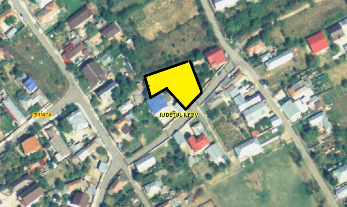 Teren 941 mp în Tânganu – Cernica | Acces rapid București & A2| 