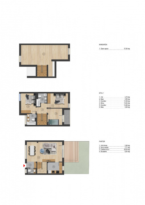 🏡 VILE MODERNE ÎN COMPLEX DE CASE ÎNȘIRUITE – STR. EROULUI, CHIAJNA 🌿