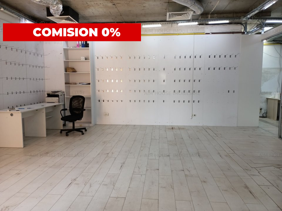 Comision 0%-Eminescu–Dacia | Spațiu comercial 150 mp, 2 intrări, vitrină