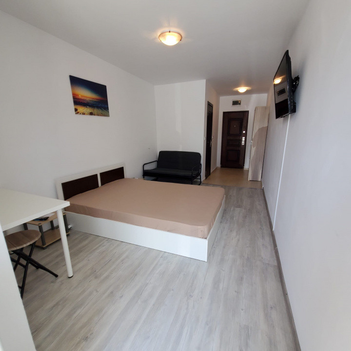 🏖️ Studio modern cu terasă I Parcare proprie I 250m de plajă – Comision 0%