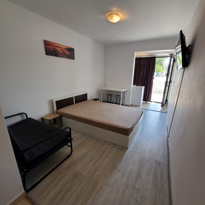 🏖️ Studio modern cu terasă I Parcare proprie I 250m de plajă – Comision 0%