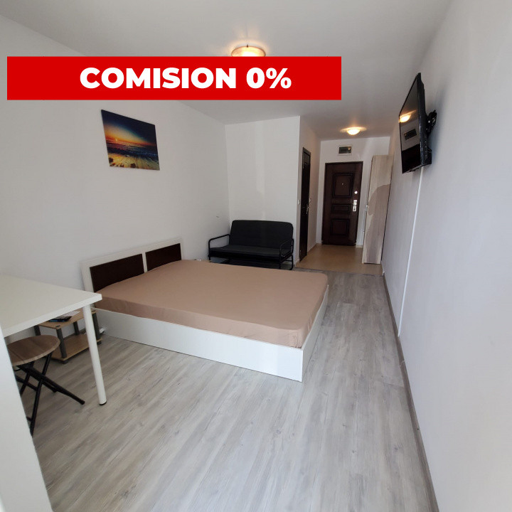 🏖️ Studio modern cu terasă I Parcare I 250m de plajă – Comision 0%