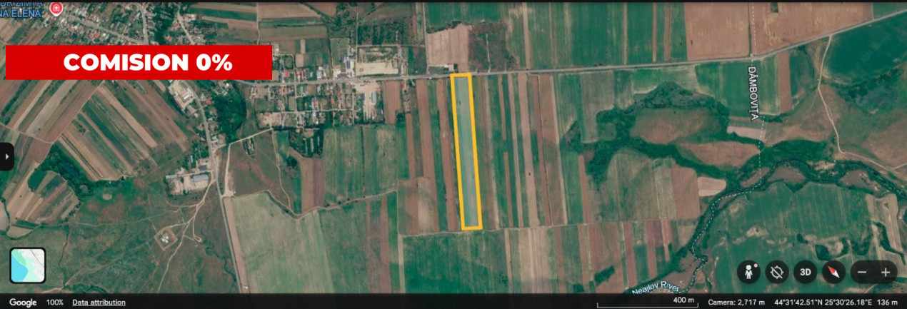Teren agricol 12.500 mp | Deschidere directă DN61 | Dublu acces | Corbii Mari