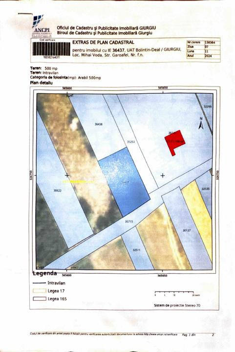 🏡 Teren 500 mp cu Autorizație de Construire + Proiect | Bolintin-Deal