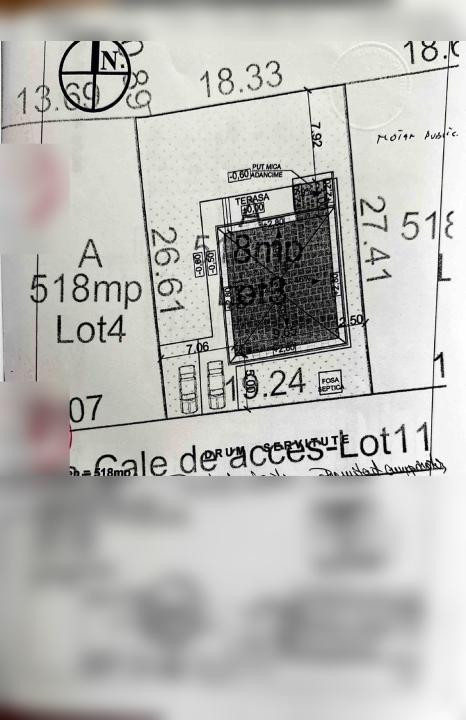 🏡 CASĂ INDIVIDUALĂ 3 CAMERE – SĂBĂRENI | TEREN 518 MP