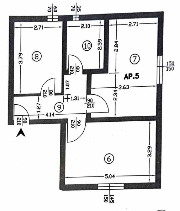 2 camere în bloc boutique | Parcare proprie | Roșu–Chiajna | 480 €