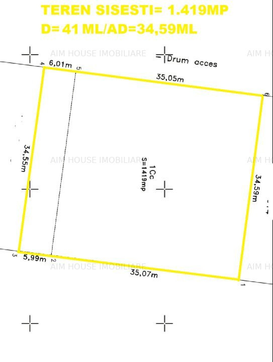 Sos. Ghe. Ionescu Sisesti Teren 1.419mp-D=41m/Ad=35m-Zona M3-Urbanism Construire
