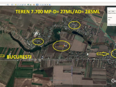 Teren 7.700mp Frumusani.