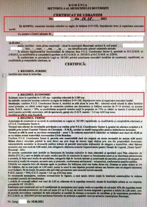 Teren 5.089 Mp-Drumul Taberei-Zona M2-ANL Brancusi