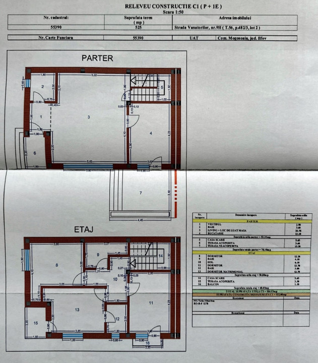Vila duplex 4 camere Mogosoaia
