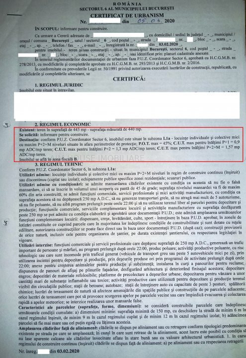 Teren militari-pacii-cocosul rosu restaurant- 882mp/d=32ml/ad=27ml.