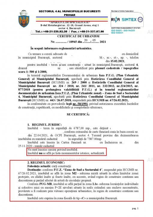 Aparatorii patriei-metalurgiei-teren 10.200mp/d=44ml/ad=233m