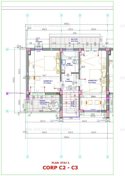 Vila in triplex Baneasa-Vatra Noua Sisesti.
