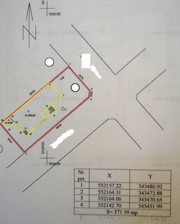 Bucurestii Noi-Bd. Gloriei-Damaroaia Casa cu teren pe colt de vanzare/inchiriere