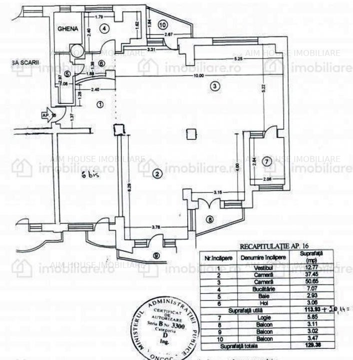 Apartament 5 camere bd. Unirii-Alba Iulia rond.
