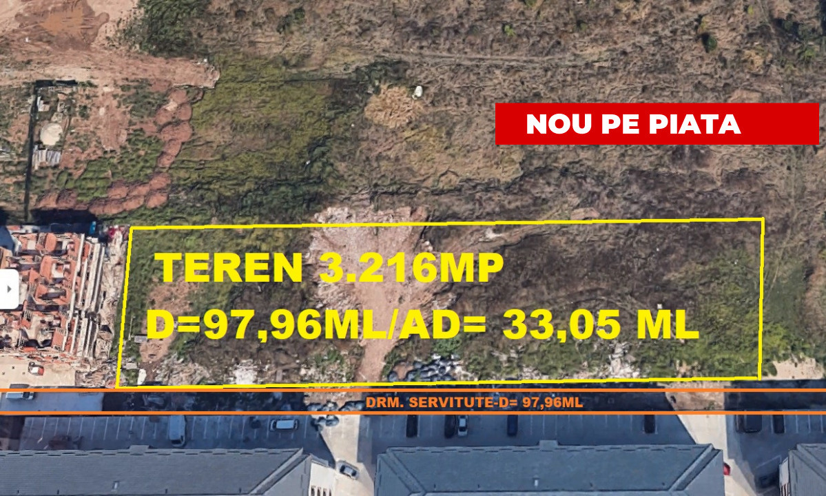 Teren 3.216mp-Sg. Ilie Petre-pretabil investitie/constructie bloc