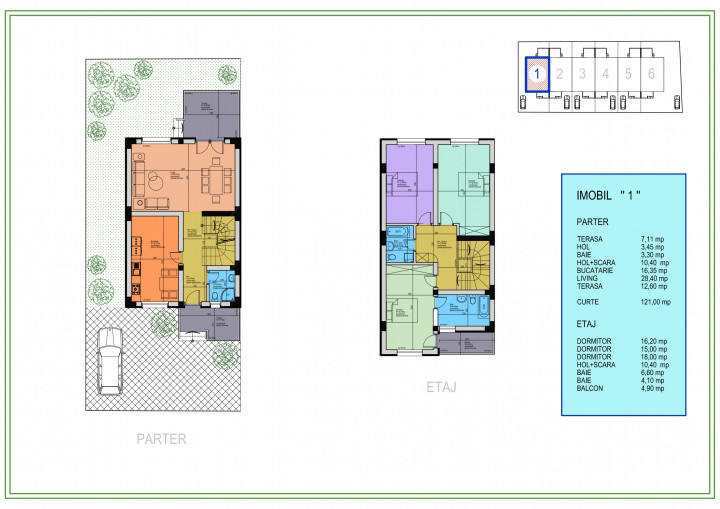 Duplex P+E+M- 4 camere-3bai-Domnesti-curte-Parcare-0% Comision