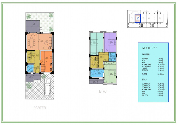 Duplex P+E+M- 4 camere-3bai-Domnesti-curte-Parcare-0% Comision