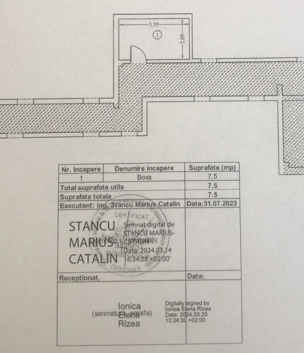 Boxa 7,5 mp-Citadella Garden-Chiajna Apeductului