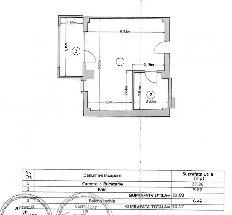 Rezervelor–Militari Residence–Studio 2 cam–Parcare–Internet/TV inclus