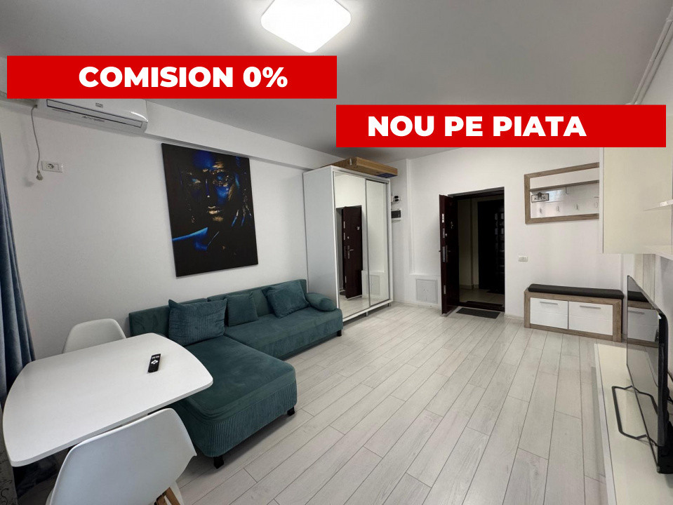 Comision 0%-Rezervelor–Militari Residence–Studio 2 cam–Parcare