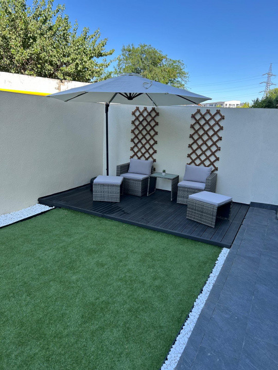 Apartament 2 camere de închiriat, Parter, terasă 40mp, Citadella Garden