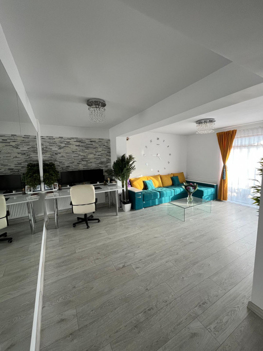 Apartament boutique 3 camere+terasă, curte,spațiu comercial–Chiajna