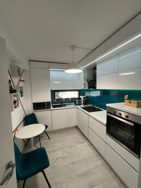 Apartament boutique 3 camere+terasă, curte,spațiu comercial–Chiajna