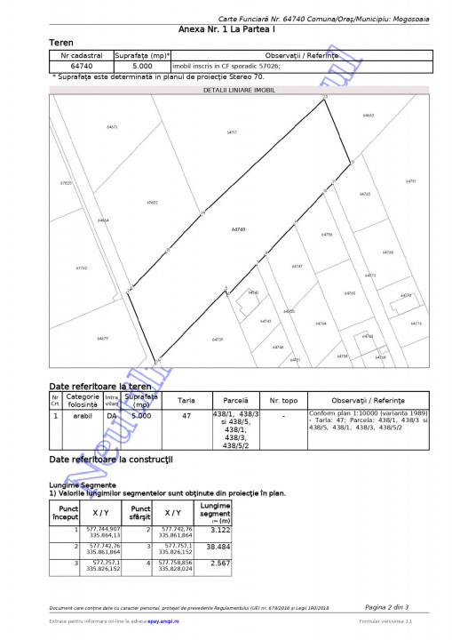 Mogosoaia-Teren 5.000 mp Str. Nichita Stănescu – Pretabil Proiect Imobiliar